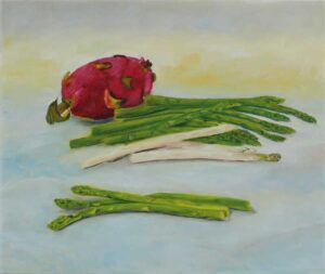 Bildname: Spargel mit Drachenfrucht