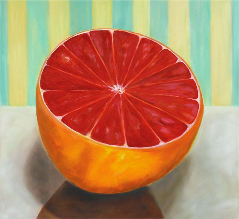 Das Bild zeigt Pinke Grapefruit